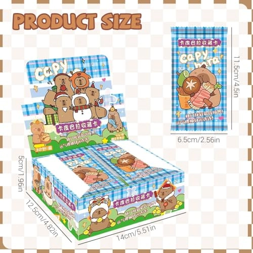 Holidays Capybara Anime Cards - English 160pcs