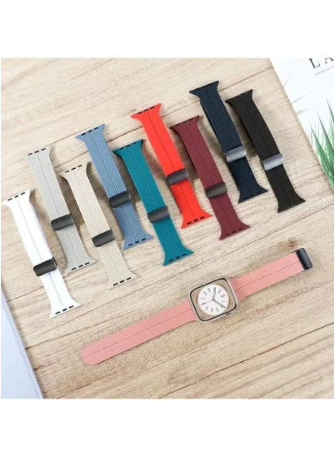 Soft Silicone Watch Band for Apple Watch - 38mm, 40mm, 41mm