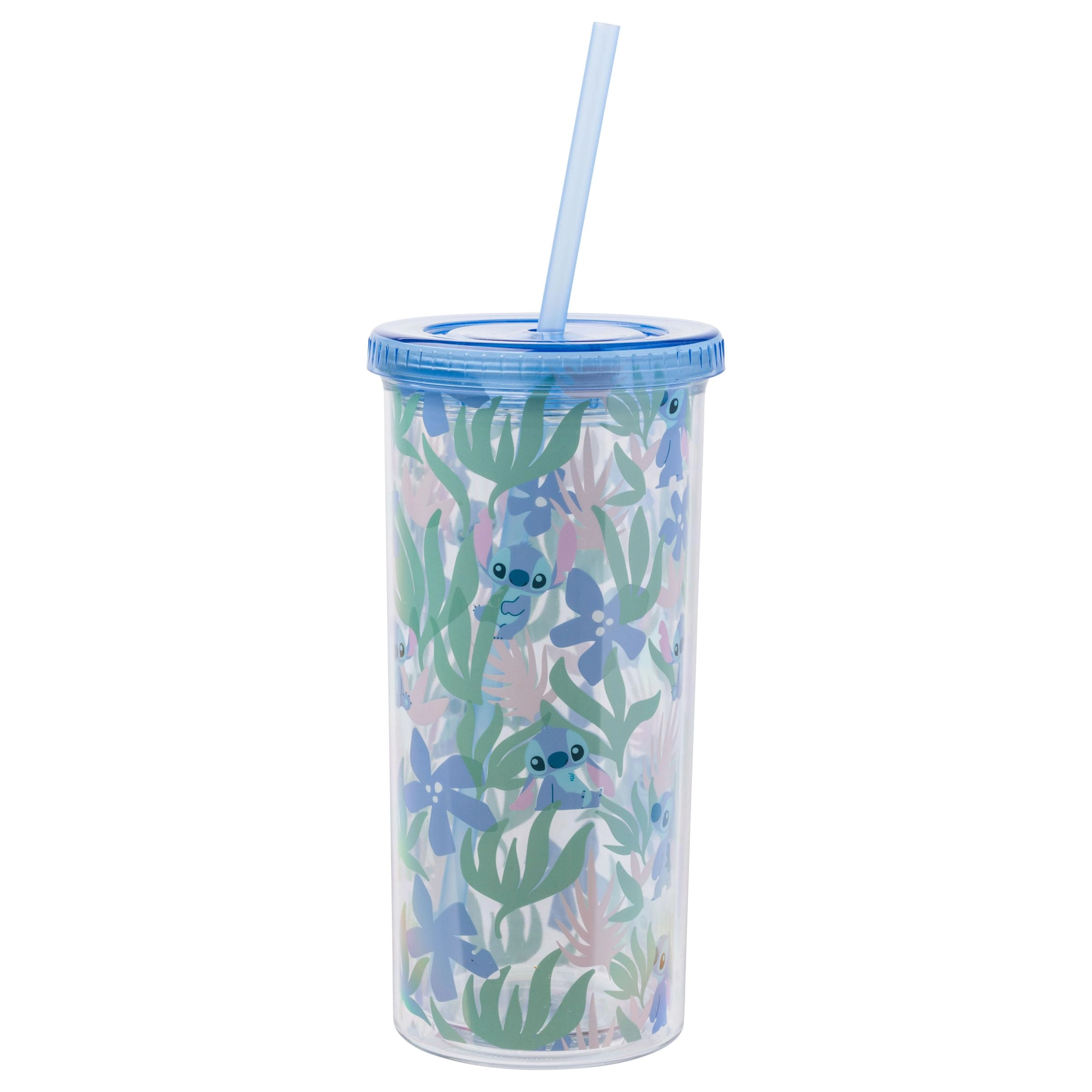 Silver Buffalo Disney Lilo and Stitch Reusable Cup - 1 pcs - Tropical Pattern