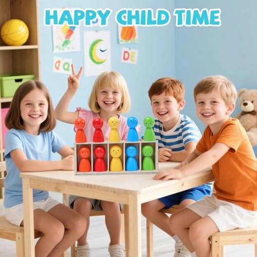 Color Matching Bottle Challenge Game - 8-12 10 pieces