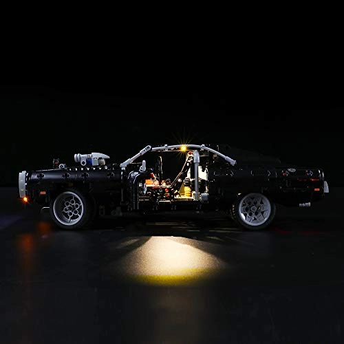Led Lighting Kit for Technic Fast & Furious Dom’s Dodge Charger - Compatible with 42111