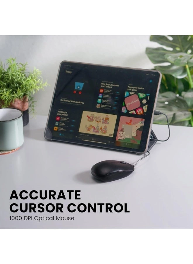 PERIMICE-201C Wired Optical Mouse - USB