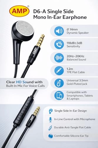 D6-A Wired Headphone