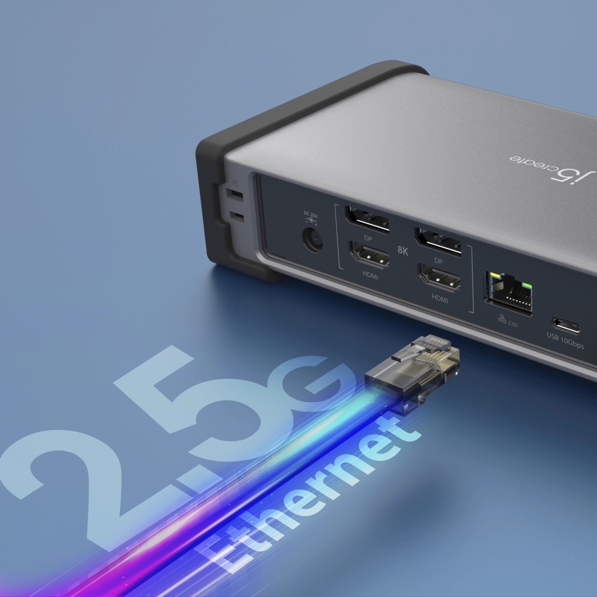 JTD568 - J5-JTD568 Thunderbolt 4 Quad display Docking Station