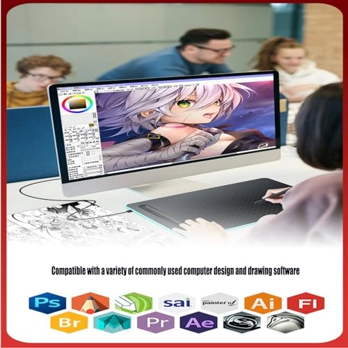 Electronic hand-drawing tablet - 8192