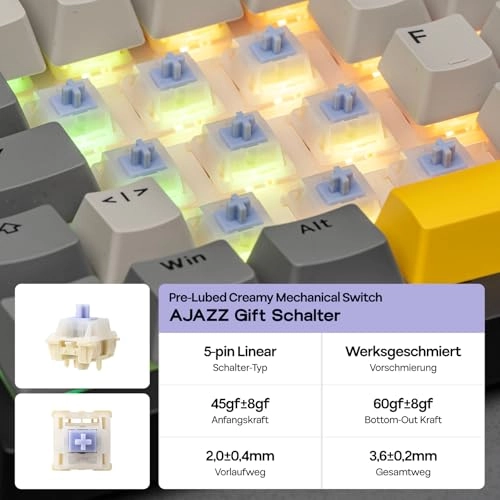 Ajazz AK820 Pro - Wired/Wireless