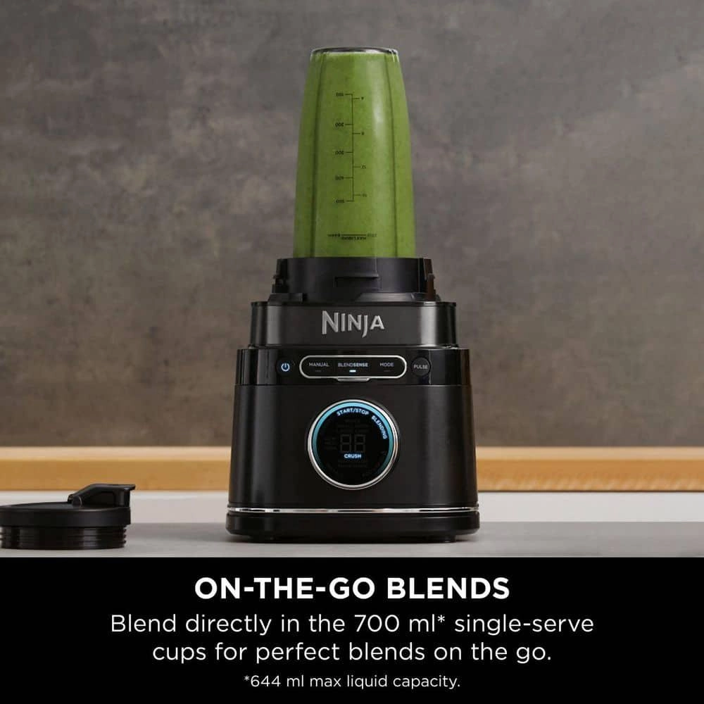 Detect Power Blender Pro - BlendSense Technology 2-in-1 Jug & Single-Serve 15+ Functions