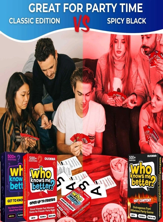 Who Knows Me Better - Card Quiz Game
