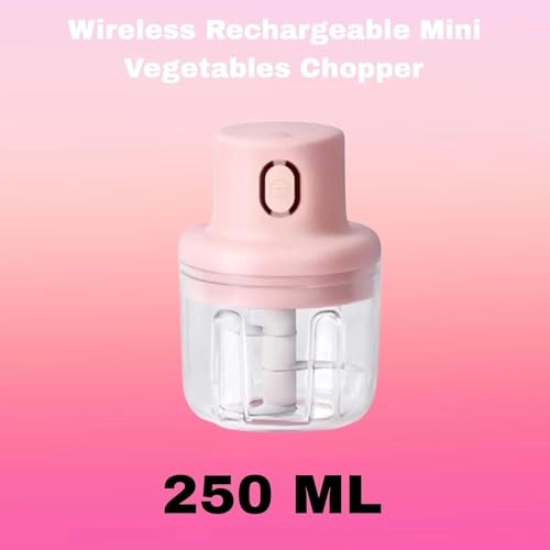 4 in 1 Handheld Electric Vegetable Cutter - USB Type-C Rechargeable One-Button Self-Cleaning