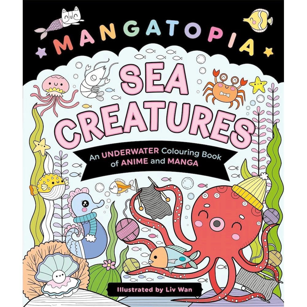 BLUEBIRD UK Mangatopia Sea Creatures Book