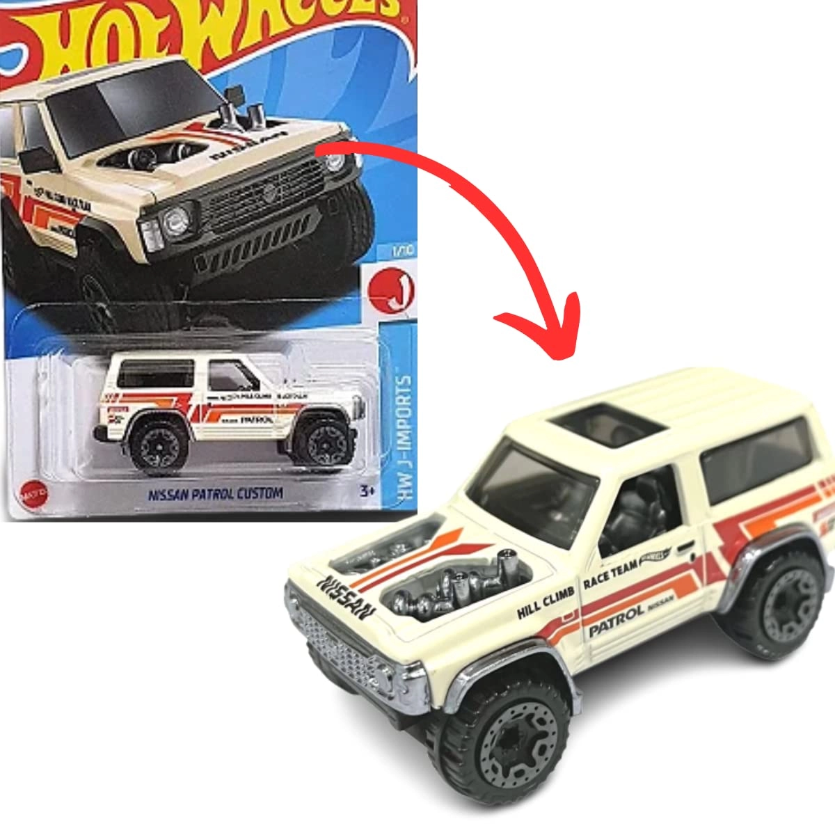 Hot Wheels Nissan Patrol Custom - 1:10