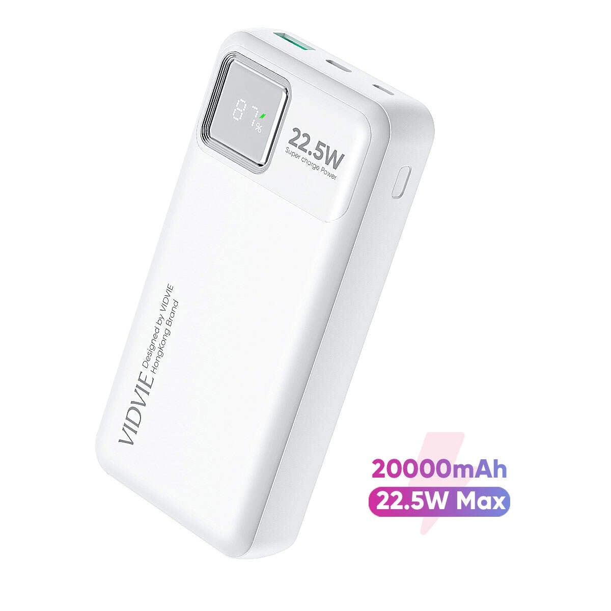 Vidvie PB768 - 20,000mAh Fast Charging Dual USB