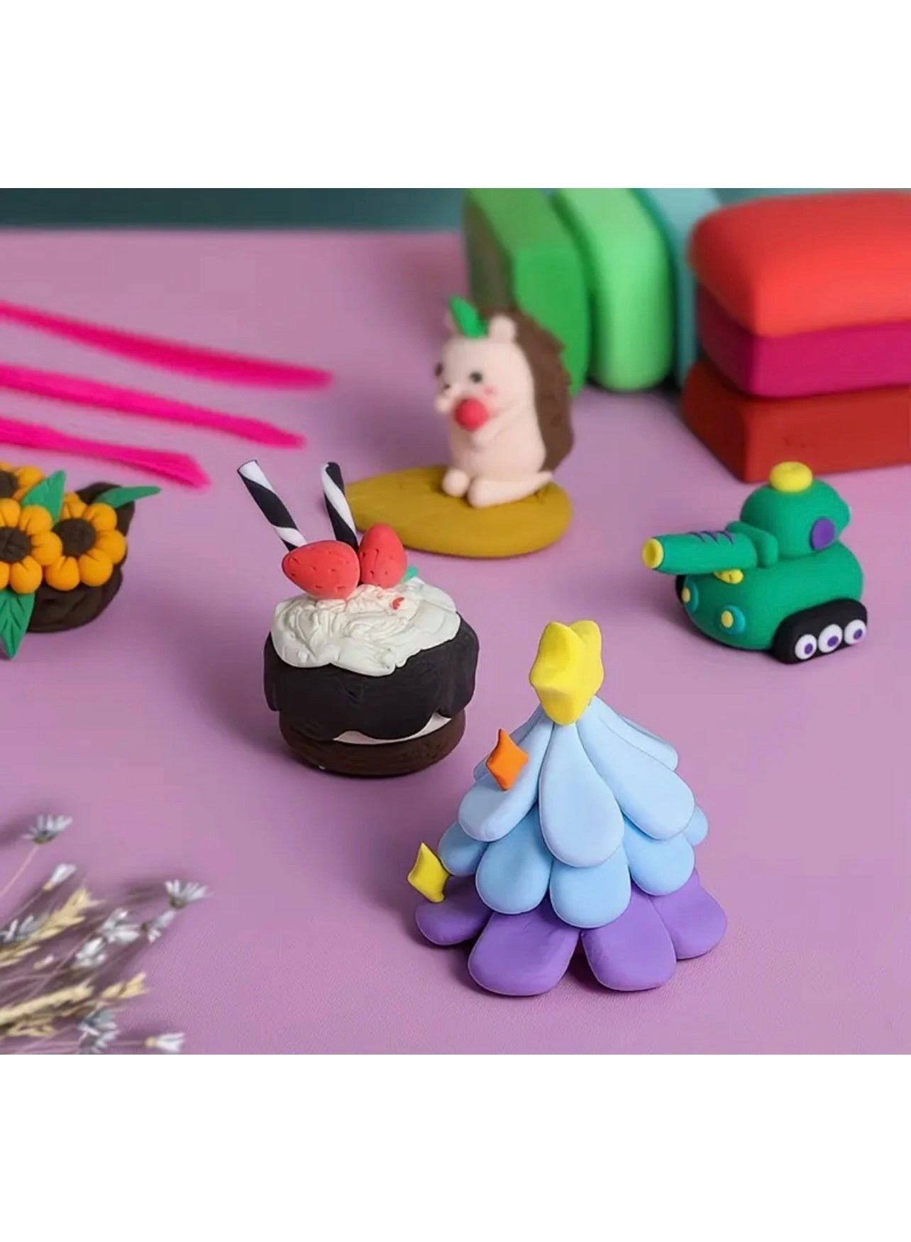 Modeling Clay Set - 3 Tools Non-Toxic 24pcs.