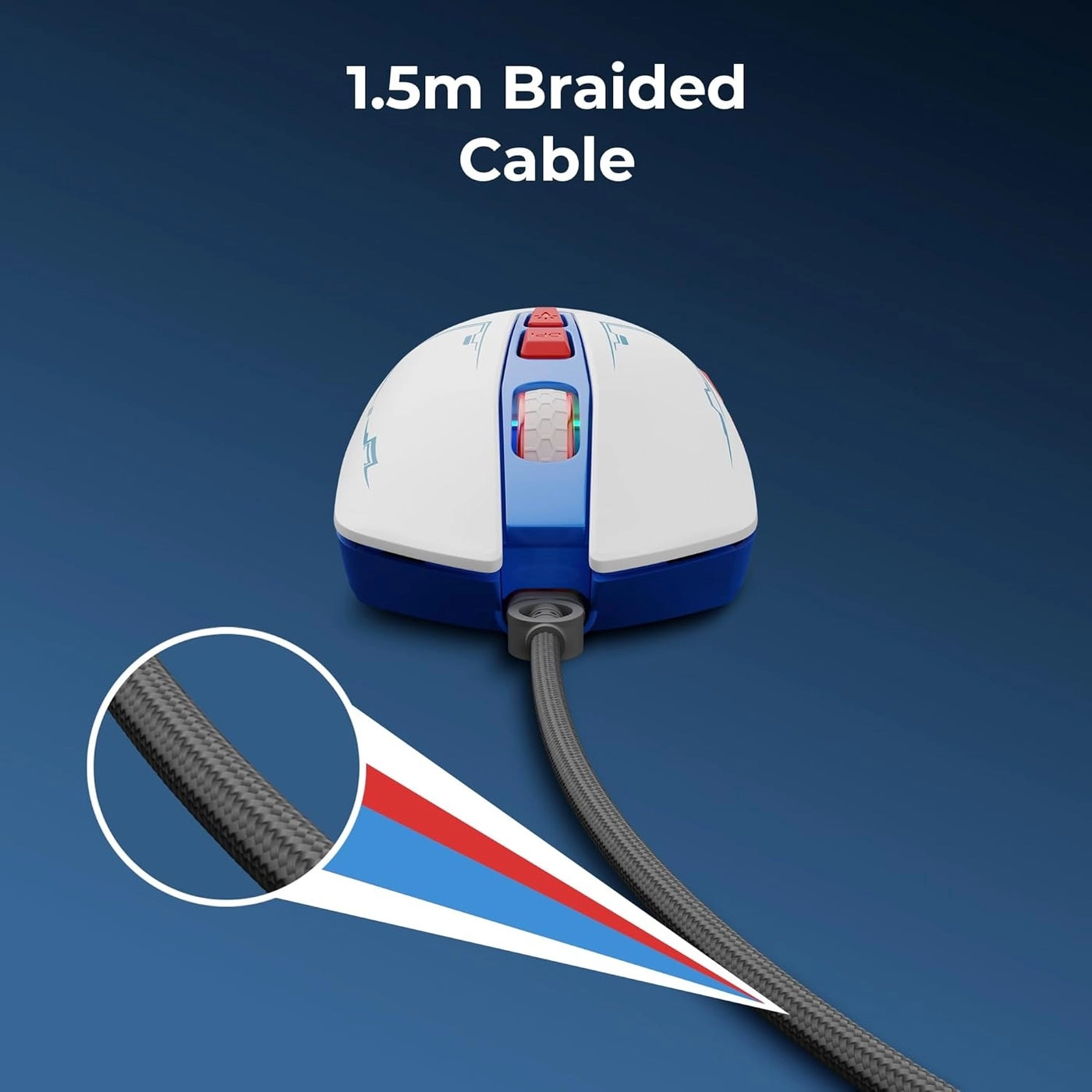 ZEB-CROSSHAIR Premium Wired Gaming Mouse - USB