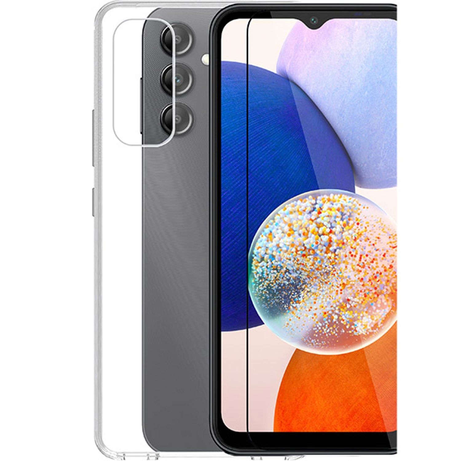 Case With Screen Protector for Galaxy A14