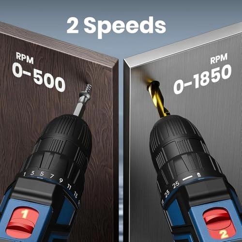 Cordless Drill Bit Driver - Brushless 2.0Ah 60Nm