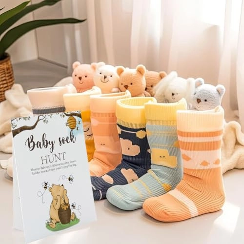 Winnie Baby Shower Games Sign - English 15 years and up