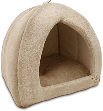 Best Pet Supplies, Inc., Inc. Pet Tent - Tan 19" x H: 19"