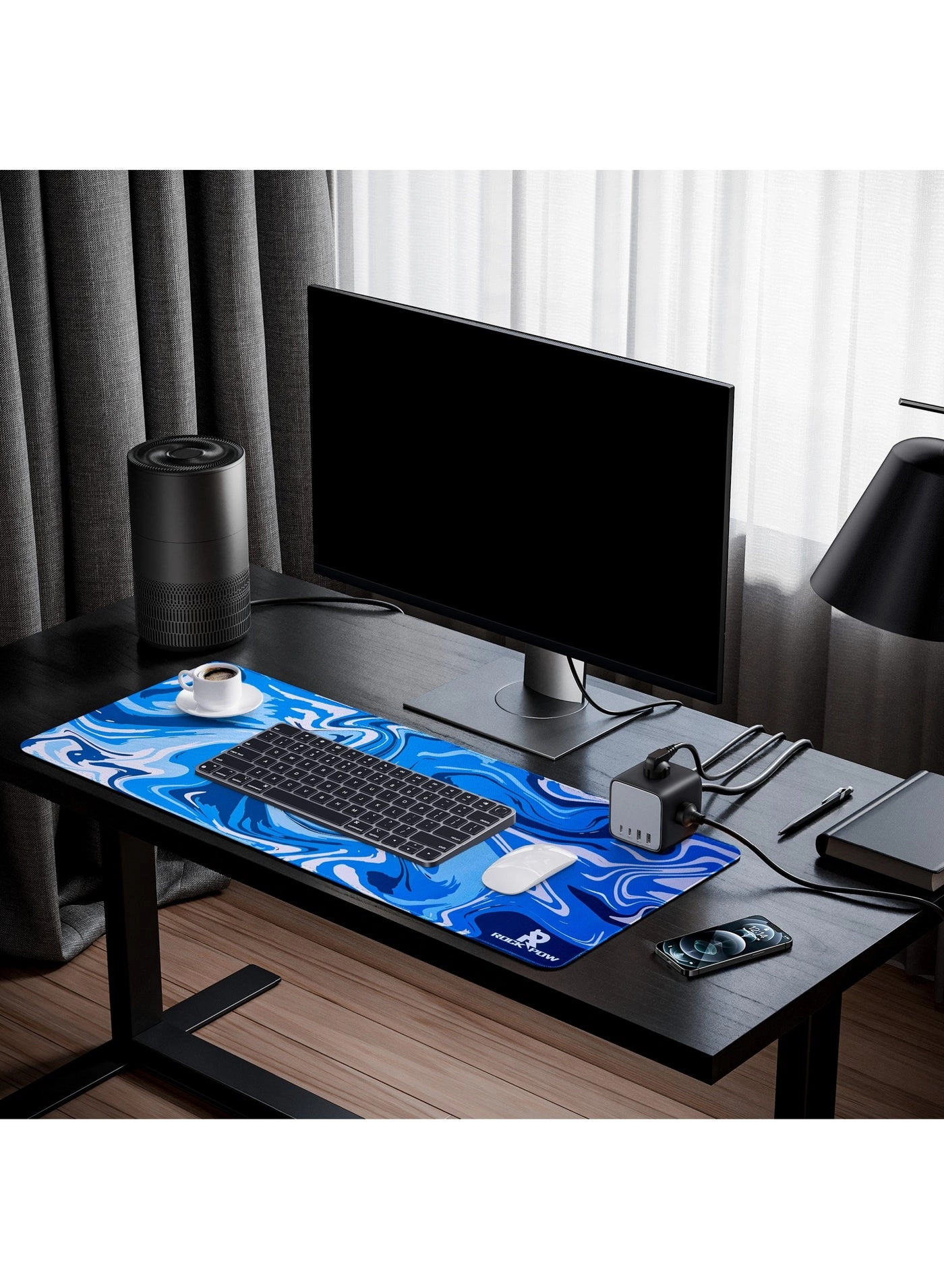 Rock Mousepad - 800 * 300 * 3mm Stitched Edges