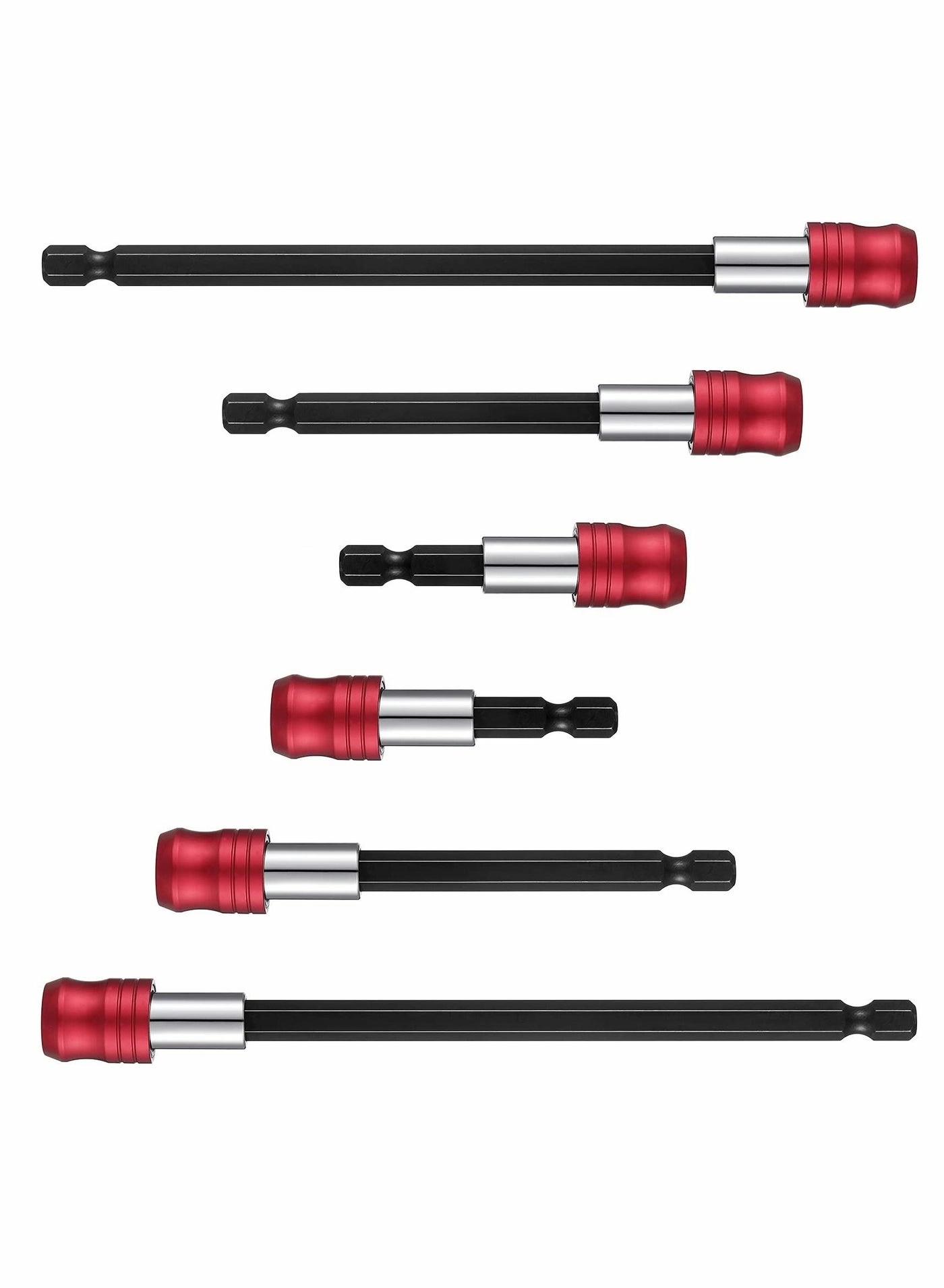 Excefore Magnetic Bit Holder - 2 inch/ 60 mm, 4 inch/ 100 mm, 6 inch/ 150 mm 1/4 Inch Hex Shank