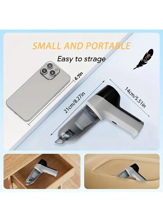 4-in-1 Wireless Handheld Vacuum Cleaner - 2000mAh