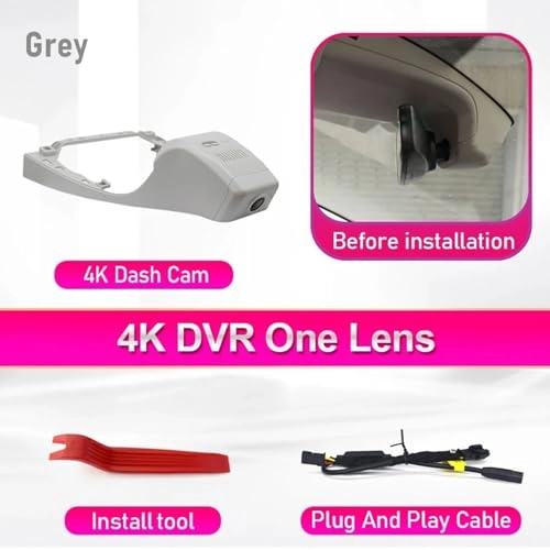 Dash Cam for VW ID.7 - 4K 2160P Front