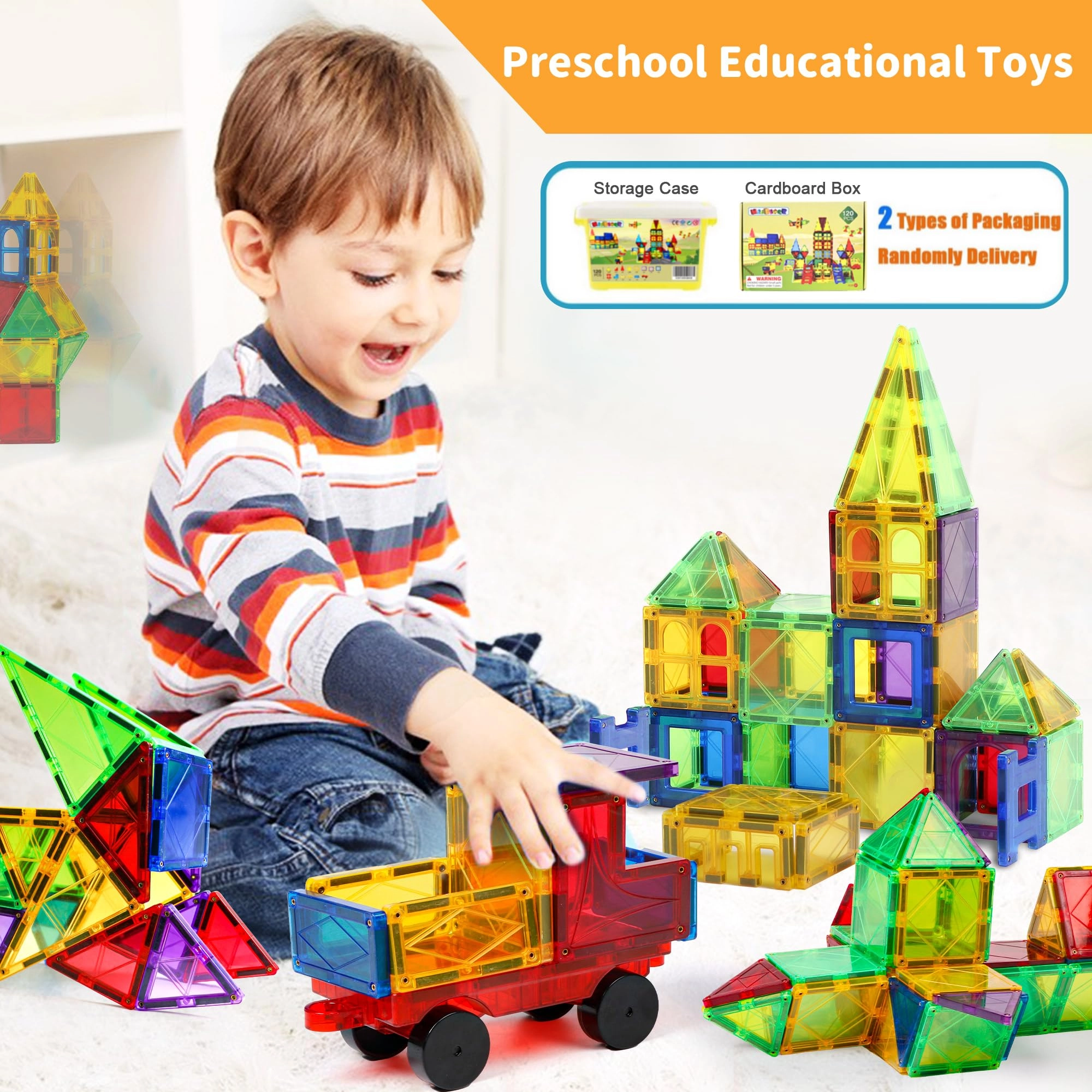 Magnetic Tiles - 120pcs