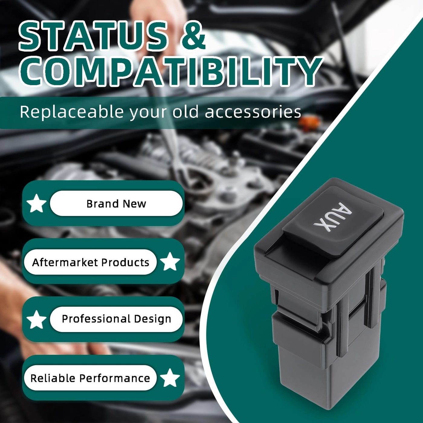 Auxiliary Stereo Jack Adapter - Lexus Toyota