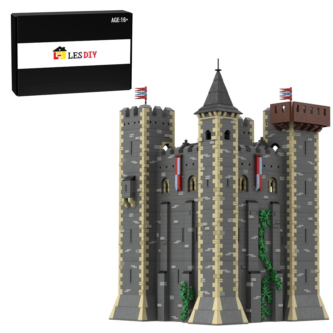 ConGamefun Medieval England Castle (MOC-159095) - Architecture