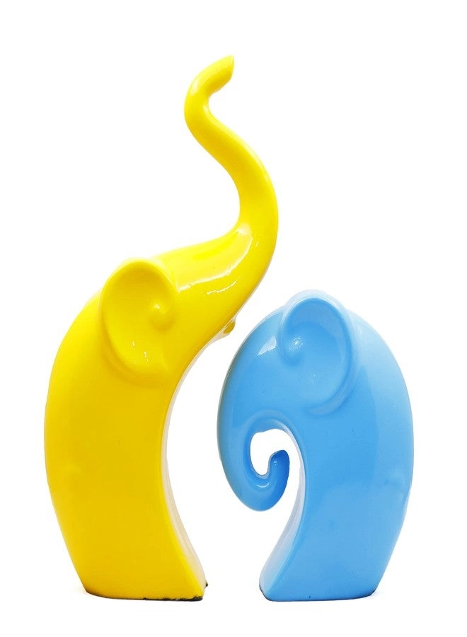 Charm Elephant Couple - Polyresin