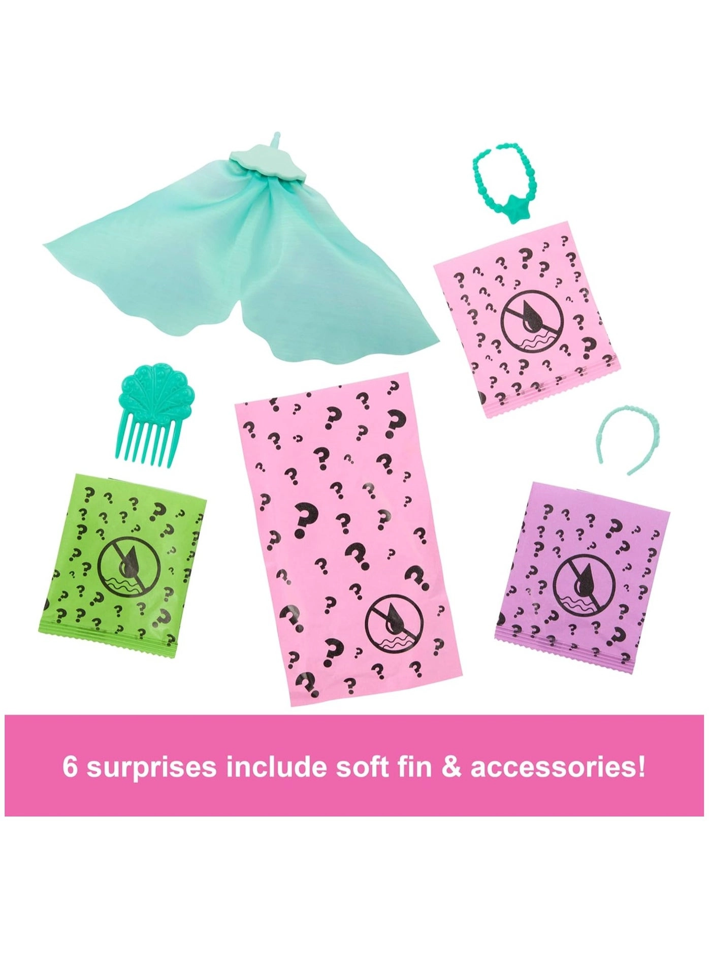 Barbie Deep Sea Mermaids - Colour Reveal Doll Ages 3+