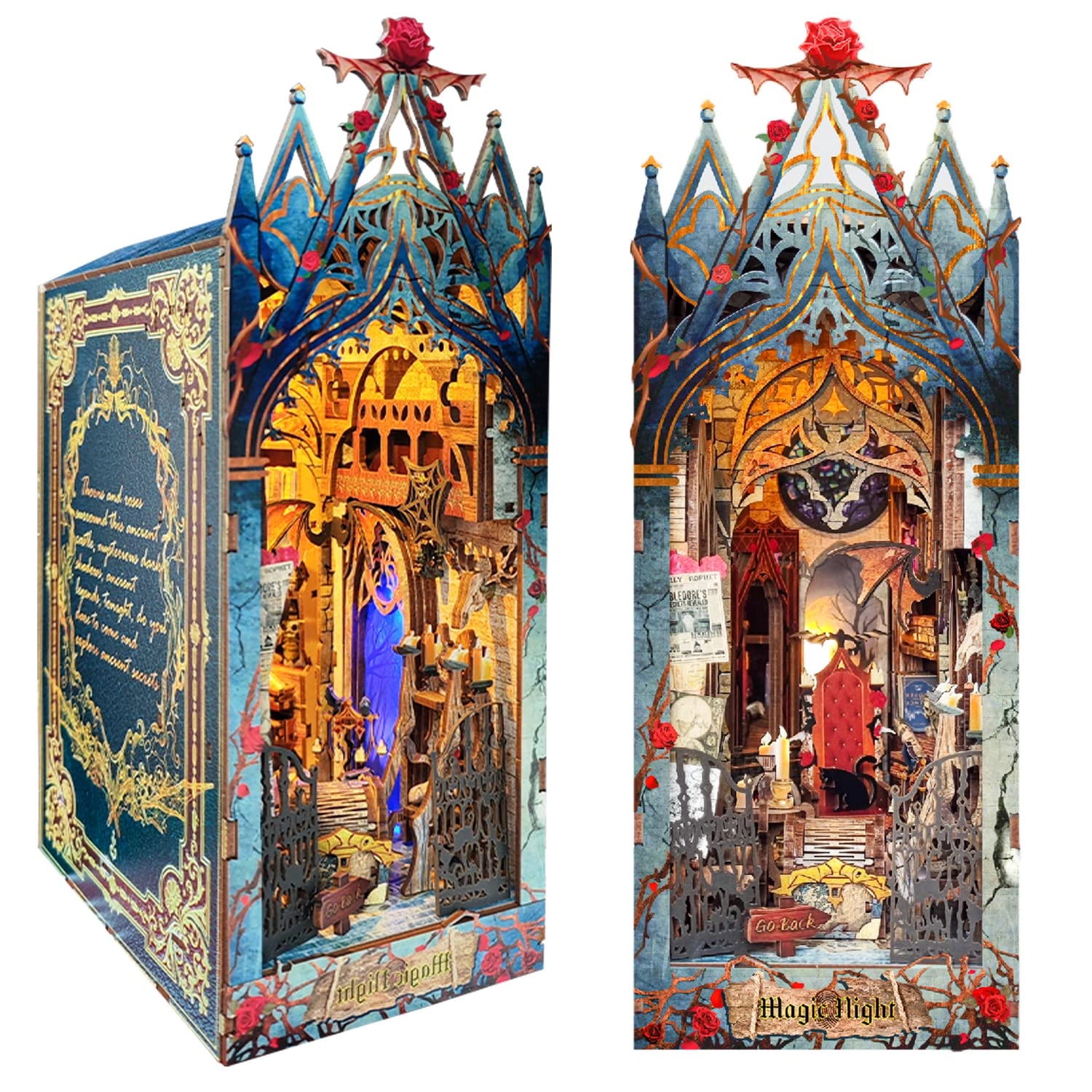 Roroom Book Nook Kit - Twilight Castle 1/32