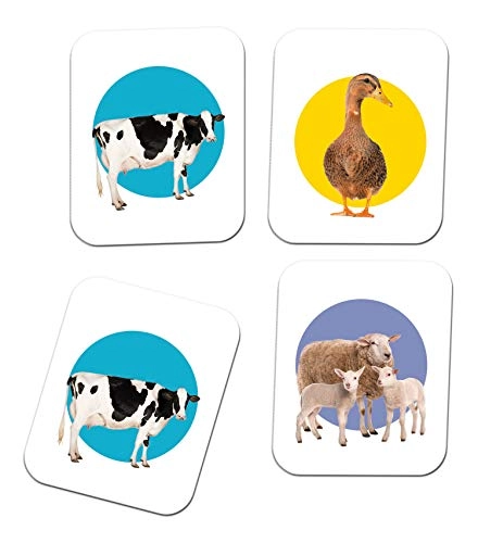 Memo Pocket Farm Animals - 36 months - 5 years 48 pieces