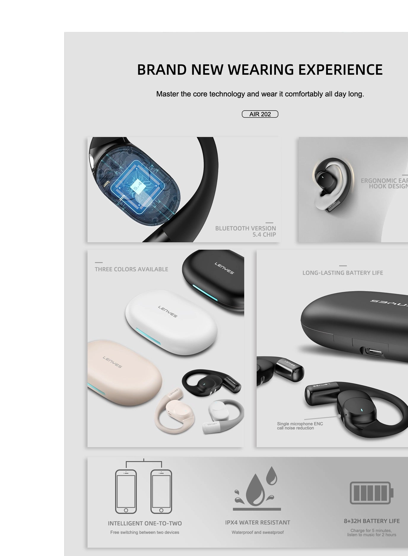 AIR202 Wireless Headphone
