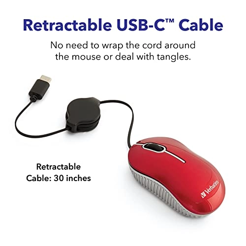 Mini Travel Optical Mouse - USB