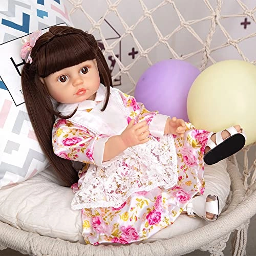 Reborn Baby Doll - 22 Inch Silicone Baby Girl Ages 3+