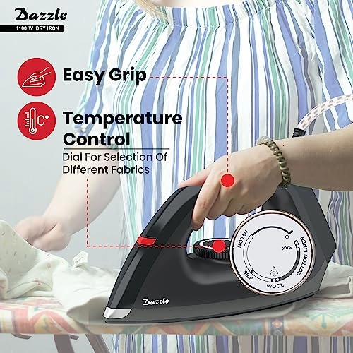 Dazzle - 1100W Dry Iron