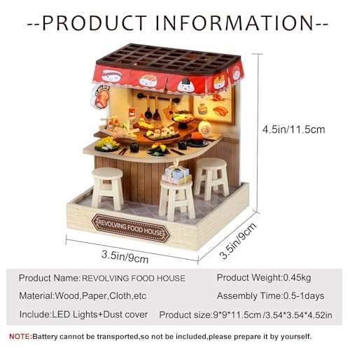 DIY Miniature House Kit - Dessert Time