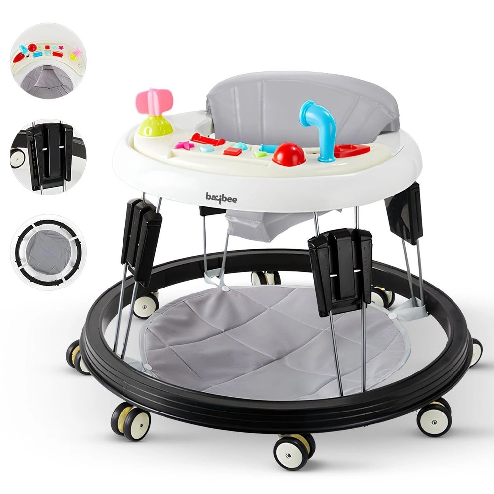 Foldable Baby Walker - 3-step height adjustable 15 kg