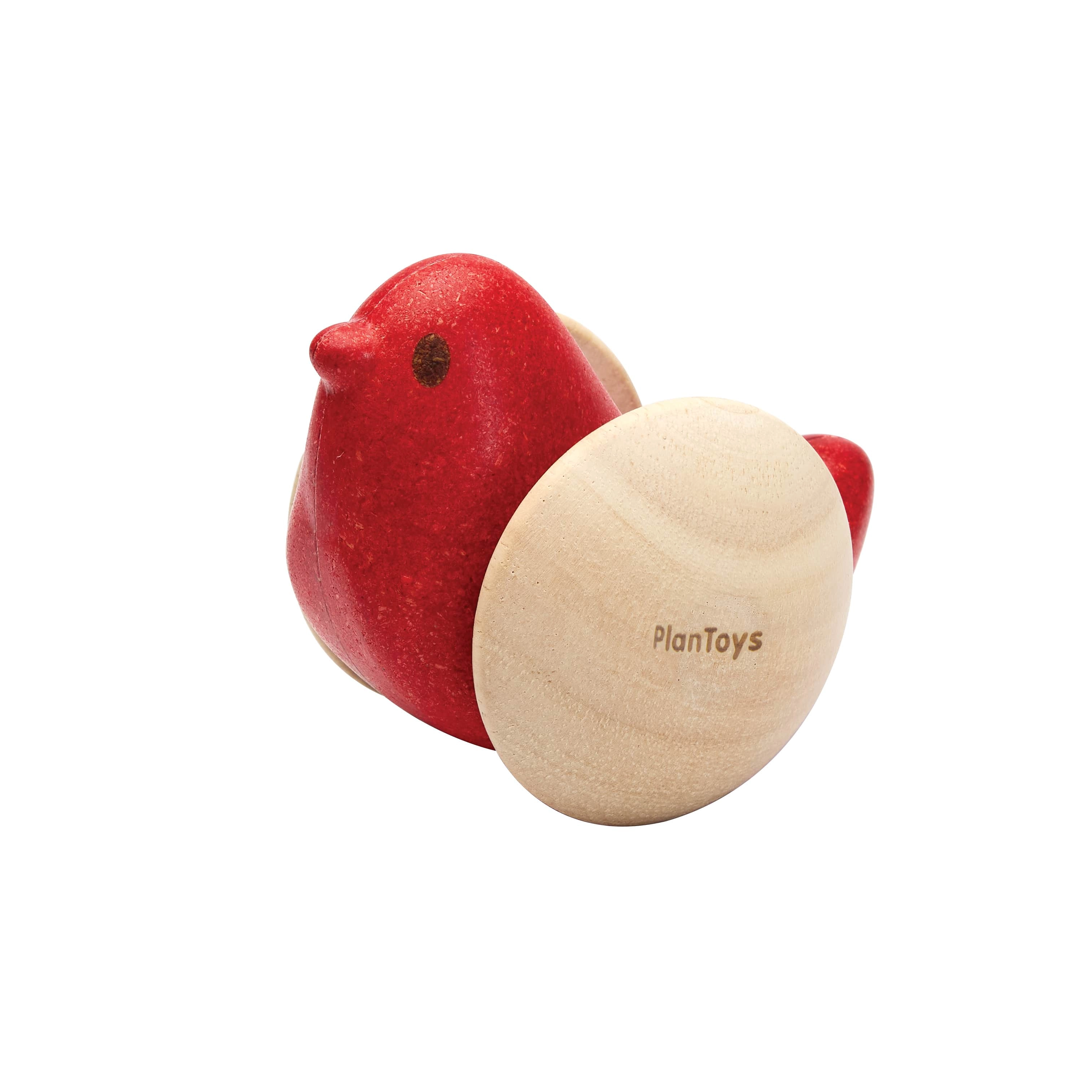 Wooden Bird Roller Toy - Suitable for 6 months & above