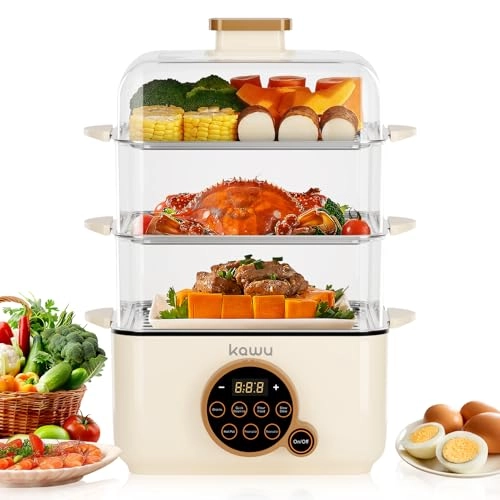 3 Tier Detachable Electric Food Steamer - 24L