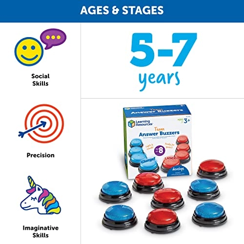 Team Answer Buzzers - 3 years and over 8 pieces