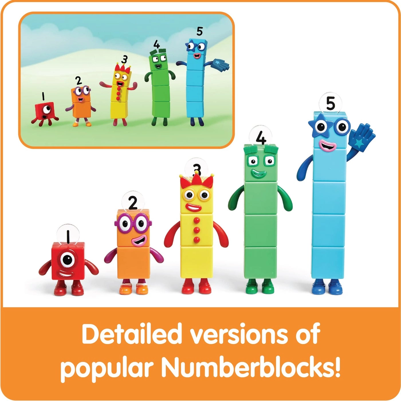 Numberblock One + Numberblock Two + Numberblock Three + Numberblock Four + Numberblock Five