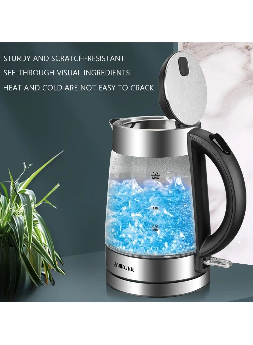 Glass Transparent Electric Kettle