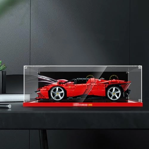 Acrylic Dustproof Display Case for LEGO 42143 Model Car