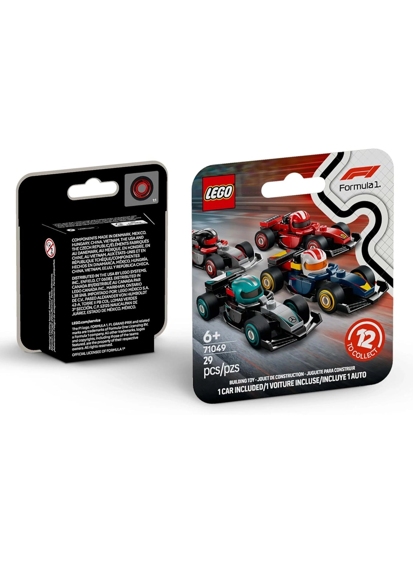 Minifigures F1 Collectible Race Cars (71049) - Formula 1