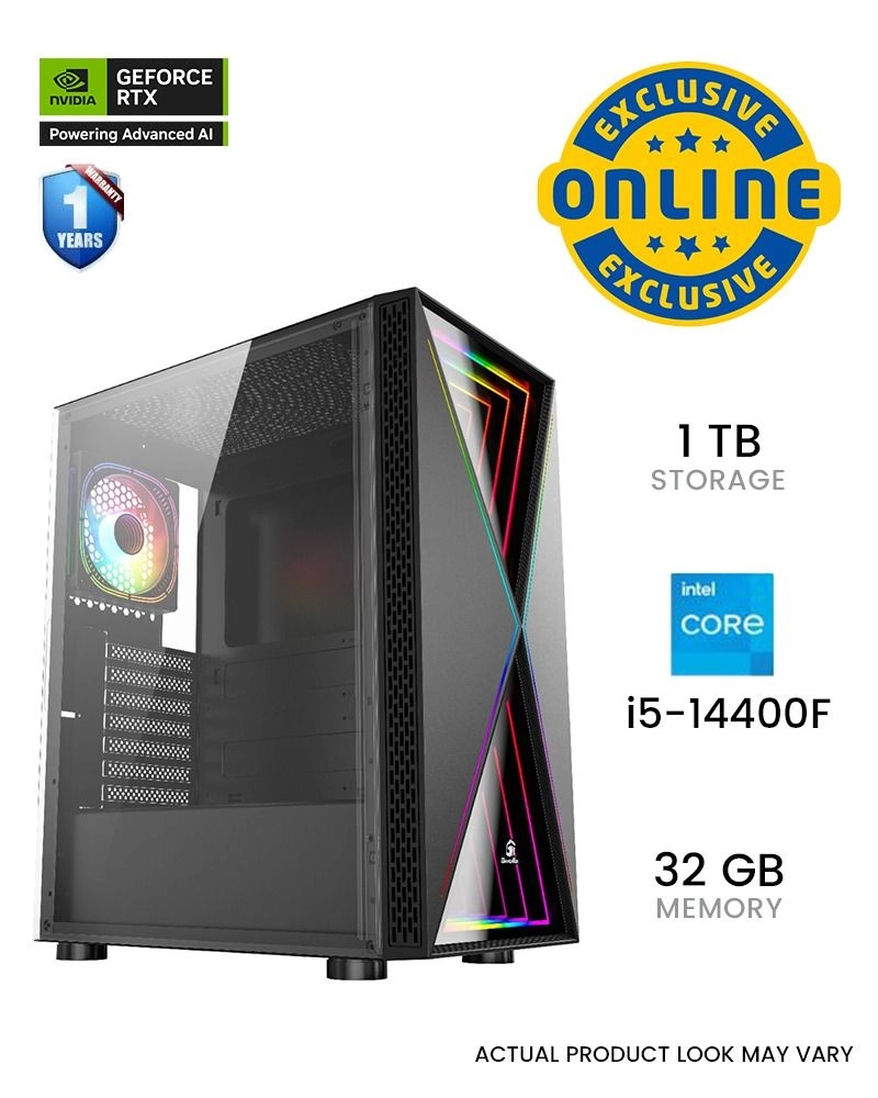 GamerTek Vega - i5-14400F 16GB 1TB