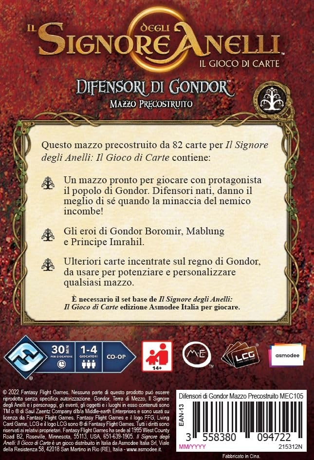 The Lord of the Rings: The Card Game: Defenders of Gondor (Italian)