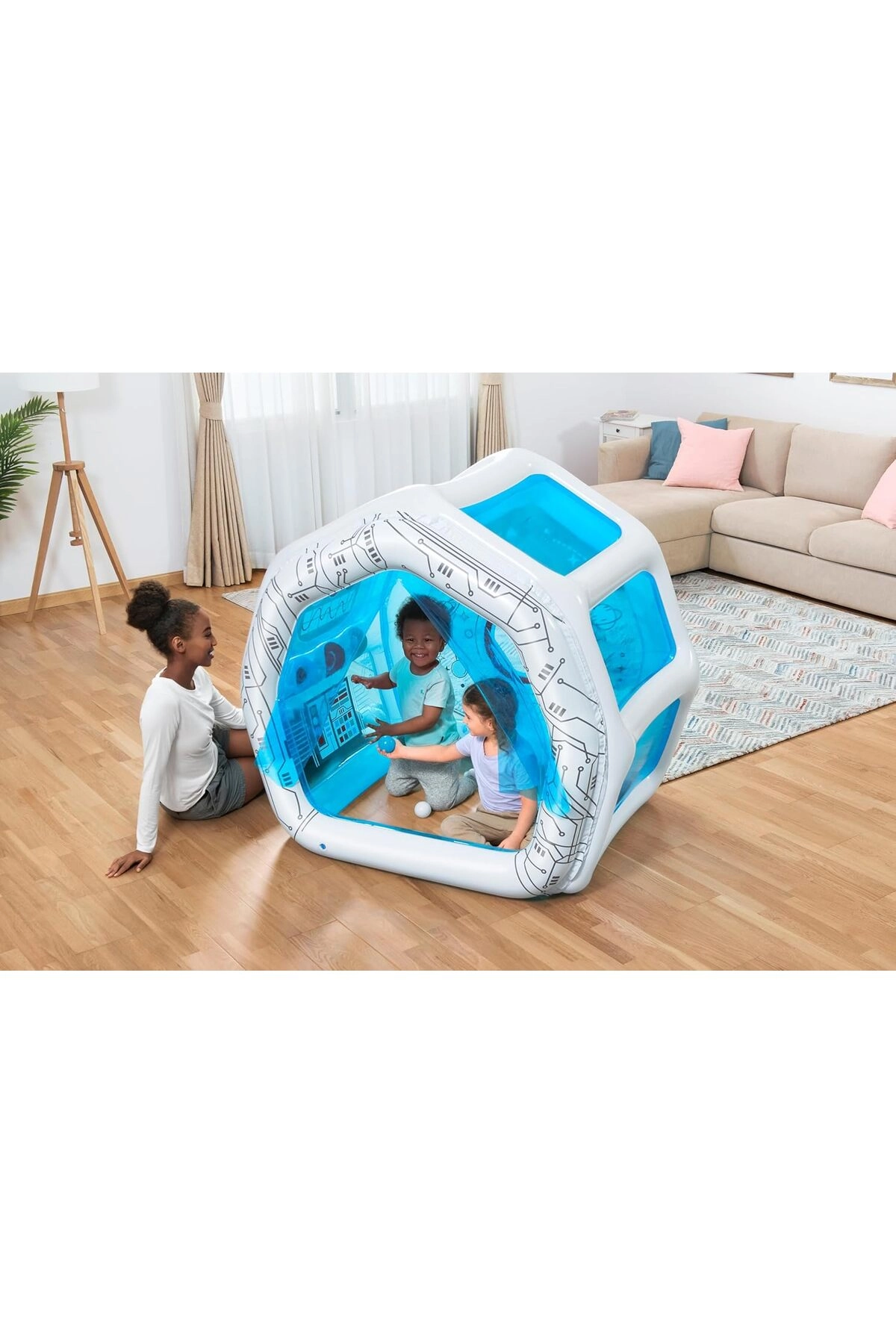 Space Station Exploration - 125 x 105 x 117 cm 6 play balls