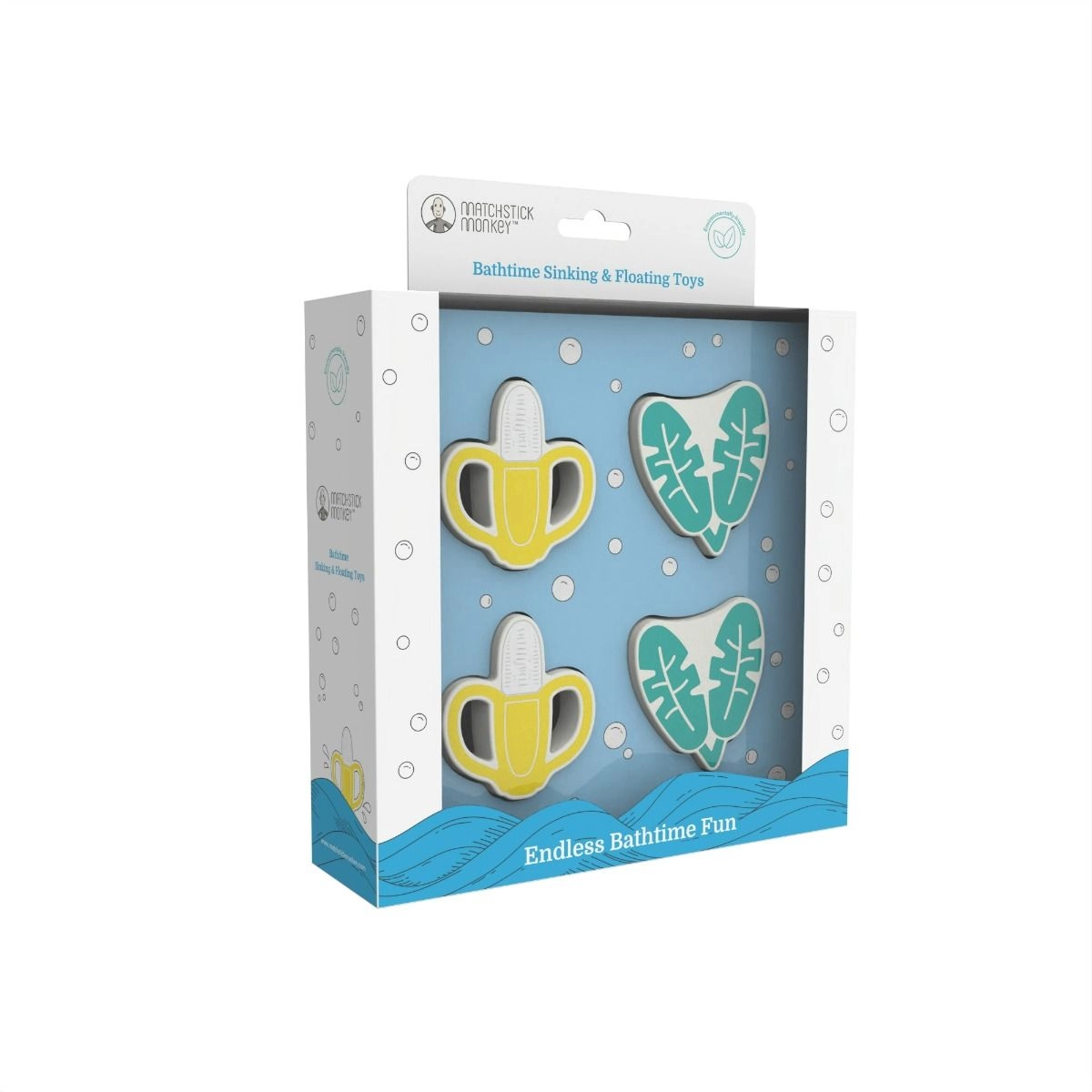 Bathtime Sinking/ Floating Toys - 2 sinking 2 floating